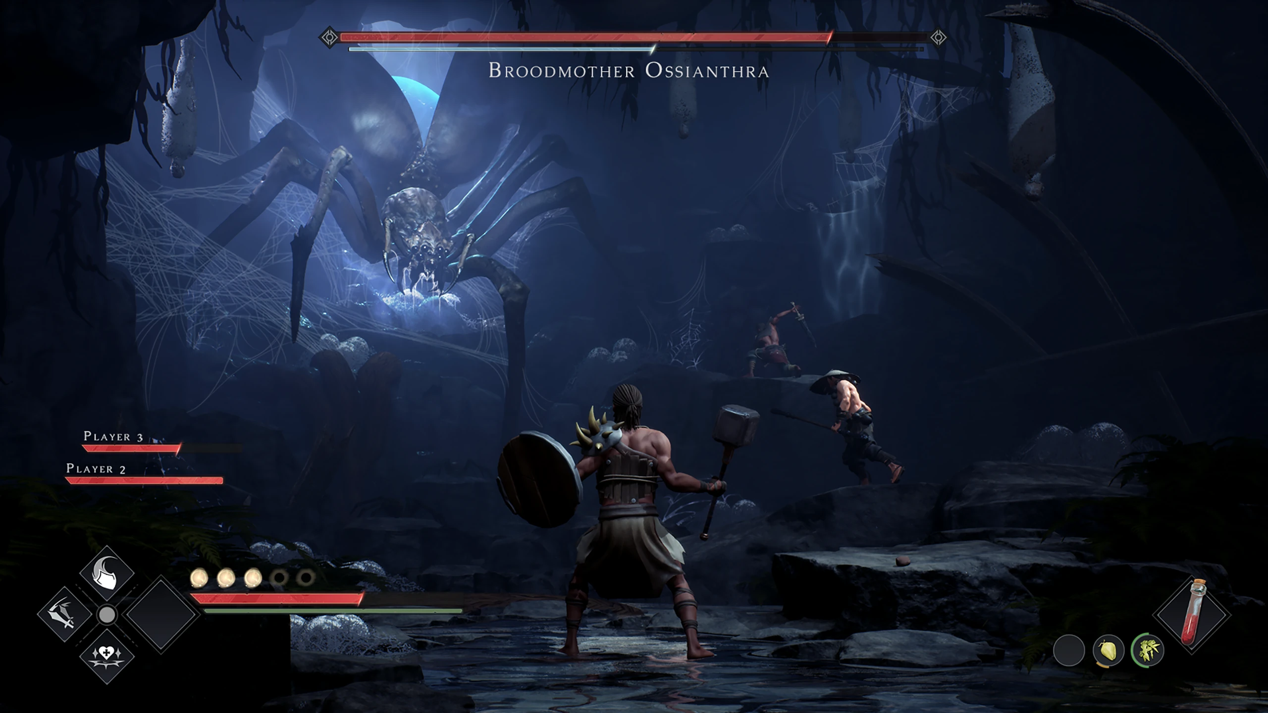 Battling Broodmother Ossianthra